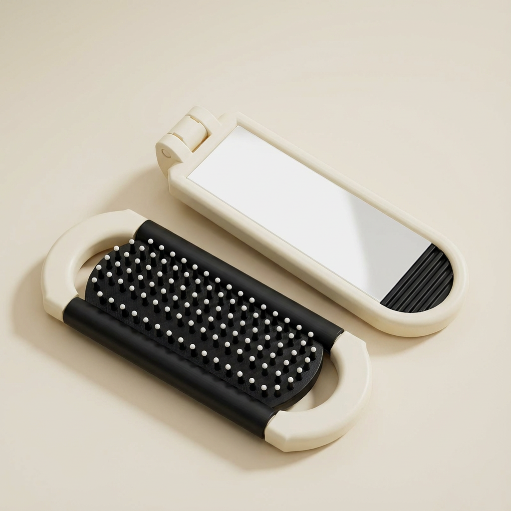 Vackra™ Vikbar kompakt och portabel kam